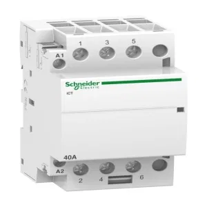 Модульный контактор Schneider Electric iCT 3P 40А 400/240В AC (ШНАЙДЕР) Модульный контактор Schneider Electric iCT 3P 40А 400/240В AC (ШНАЙДЕР)