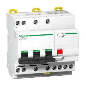 Дифавтомат Schneider Electric Acti9 4P 10А (C) 6кА 300мА (AC) (ШНАЙДЕР) Дифавтомат Schneider Electric Acti9 4P 10А (C) 6кА 300мА (AC) (ШНАЙДЕР)