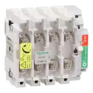 Рубильник с предохранителем Schneider Electric TeSys GS 50А 4P, 14x51 (ШНАЙДЕР) Рубильник с предохранителем Schneider Electric TeSys GS 50А 4P, 14x51 (ШНАЙДЕР)