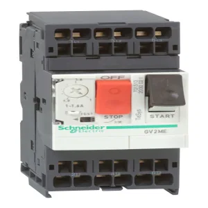 Силовой автомат для защиты двигателя Schneider Electric TeSys GV2 0.25А 3P, термомагнитный расцепитель (ШНАЙДЕР) Силовой автомат для защиты двигателя Schneider Electric TeSys GV2 0.25А 3P, термомагнитный расцепитель (ШНАЙДЕР)
