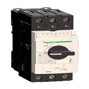 Силовой автомат для защиты двигателя Schneider Electric TeSys GV3 50А 3P, магнитный расцепитель (ШНАЙДЕР) Силовой автомат для защиты двигателя Schneider Electric TeSys GV3 50А 3P, магнитный расцепитель (ШНАЙДЕР)