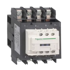 Контактор Schneider Electric TeSys LC1D 4P 80А 400/120В AC (ШНАЙДЕР) Контактор Schneider Electric TeSys LC1D 4P 80А 400/120В AC (ШНАЙДЕР)