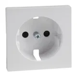 Schneider Electric Merten System M MTN2330-0325 Накладка на розетку, с заземлением, со шторками, активно-белый