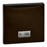 Schneider Electric MTN3350-4015, клавиша с линзой Merten System Design, коричневая