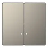 Schneider Electric MTN3420-6050 Клавиша двойная, никель, Merten D-LIFE
