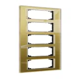 Schneider Electric MERTEN M-ELEGANCE рамка 5 постов MTN4050-3241, золотой
