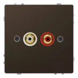 Schneider Electric MTN4350-6052 аудио-розетка, мокко