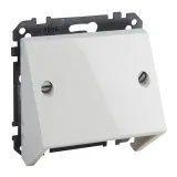 Schneider Electric MERTEN SYSTEM M накладка на информационную розетку MTN464919 (полярно-белый, глянцевый)