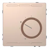Schneider Electric MERTEN D-LIFE MTN5763-6051 термостат комнатный с датчиком, шампань