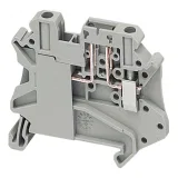 Schneider Electric NSYTRV42TB винтовой клеммник 4 мм², 2 точки, серый