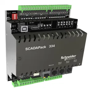 SCADAPack 334 RTU,2 потока,IEC61131,24В,реле,2 A/O (ШНАЙДЕР) SCADAPack 334 RTU,2 потока,IEC61131,24В,реле,2 A/O (ШНАЙДЕР)